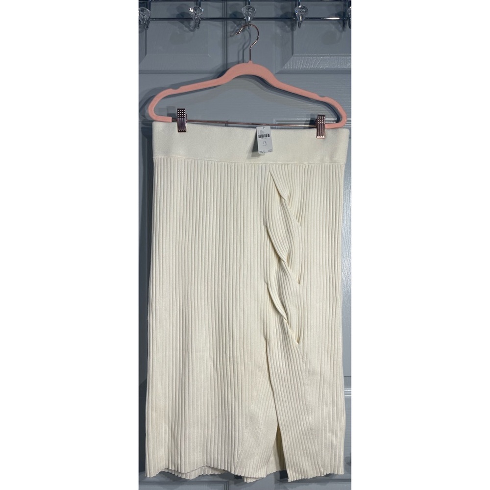 Anthropologie Maeve Desiree Knit Midi Skirt NWT SIZ XL-1X - Picture 8 of 16